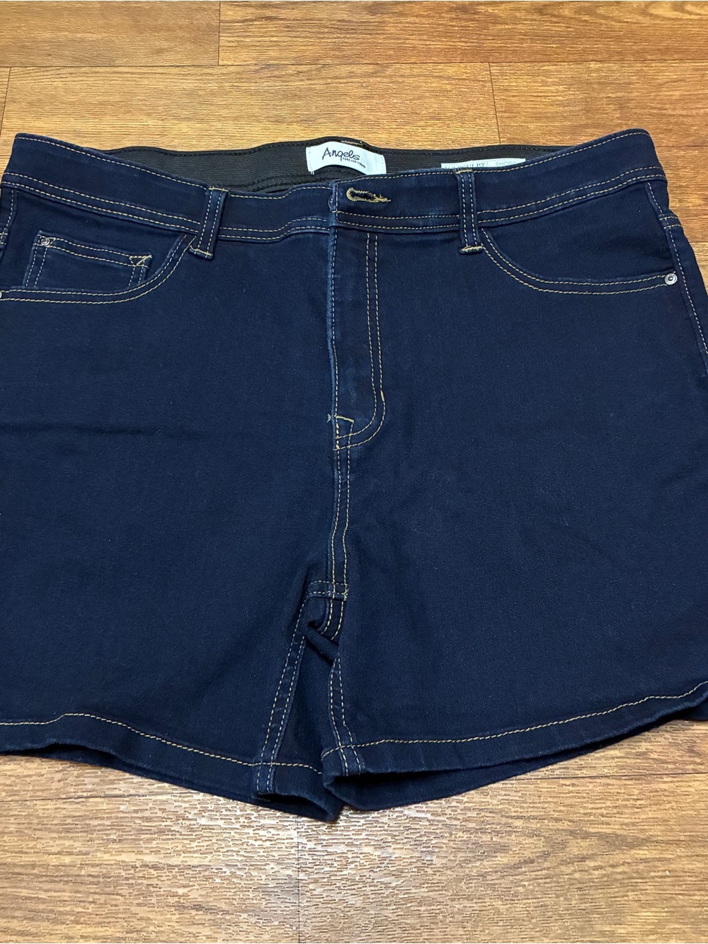 Angels Navy Blue Women's Denim Shorts Size 14